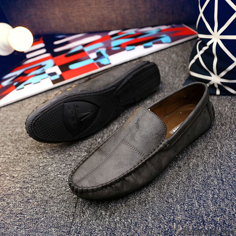 Mocassin Marron Homme Pas Cher Soldes, Mocassin Homme De Marque Steelblue Chocolat