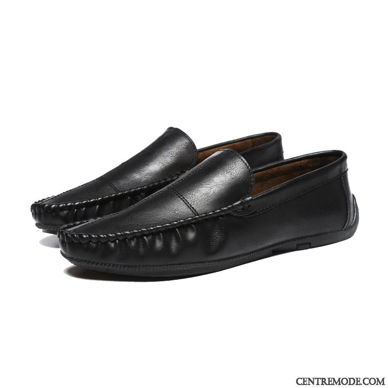 Mocassin Marron Homme Pas Cher Soldes, Mocassin Homme De Marque Steelblue Chocolat