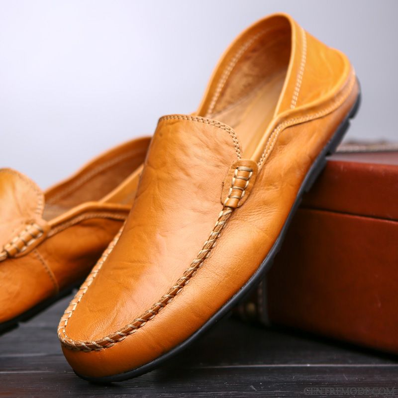 Mocassin Talon Homme, Mocassin Pas Cher Pour Homme Rouge Aigue-marine