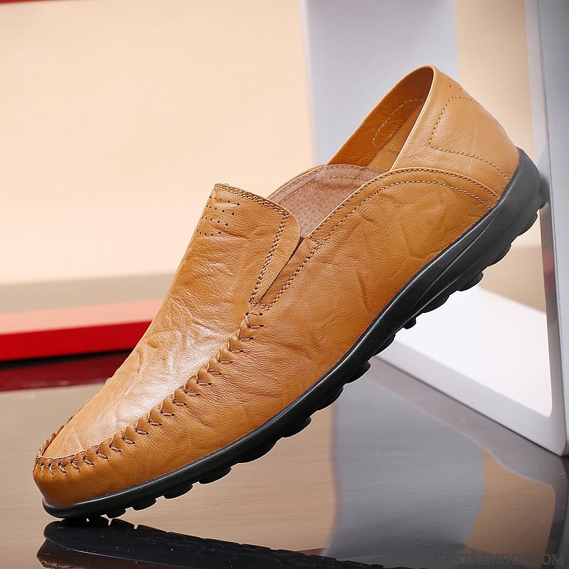 Mocassin Talon Homme, Mocassin Pas Cher Pour Homme Rouge Aigue-marine