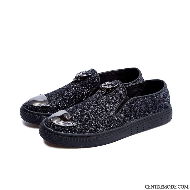 Mocassin Velour Homme Steelblue Or, Mocassin Cuir Noir Homme Pas Cher