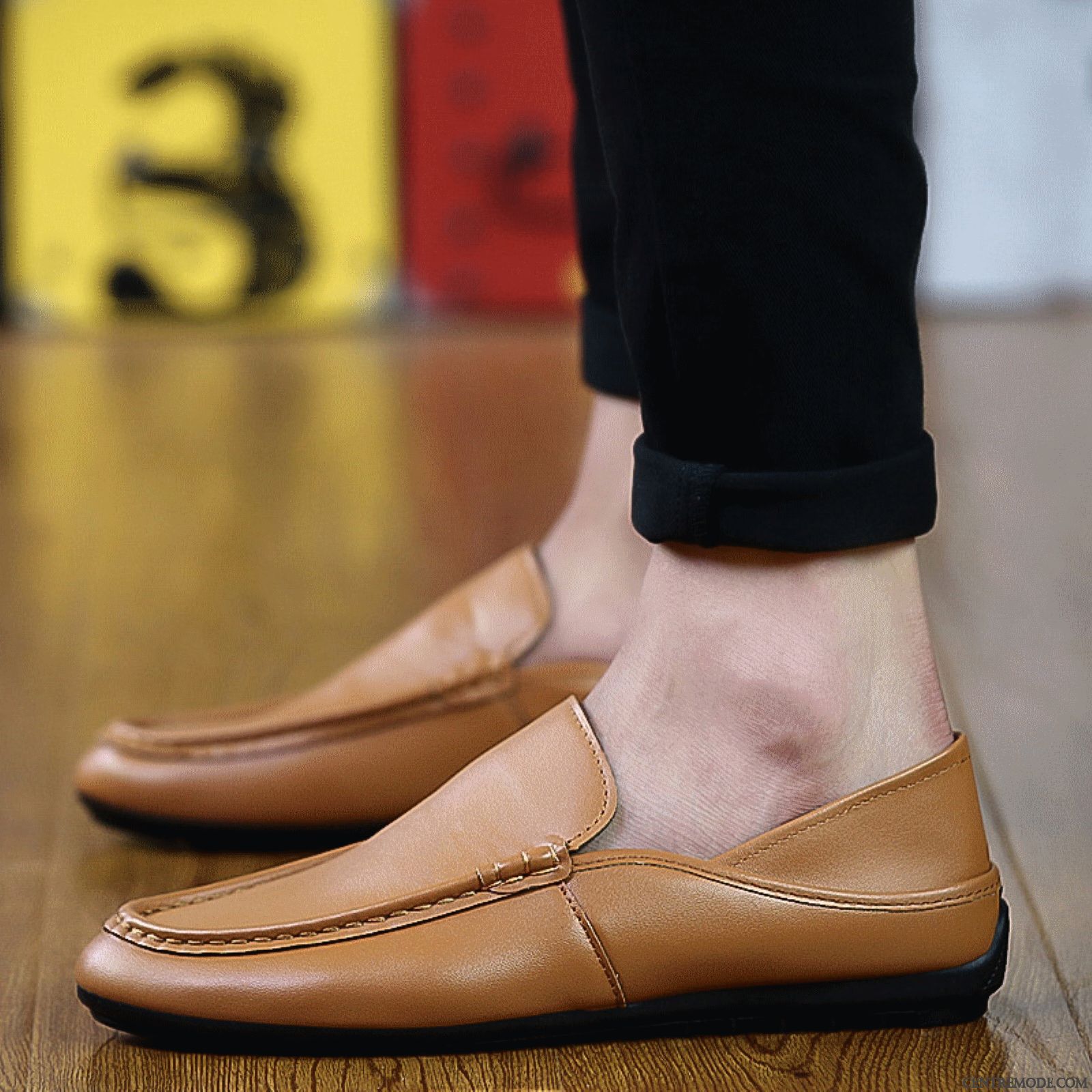 Mocassin Vernis Homme Soldes, Mocassin A Lacet Homme Violette Antique Vin Rouge