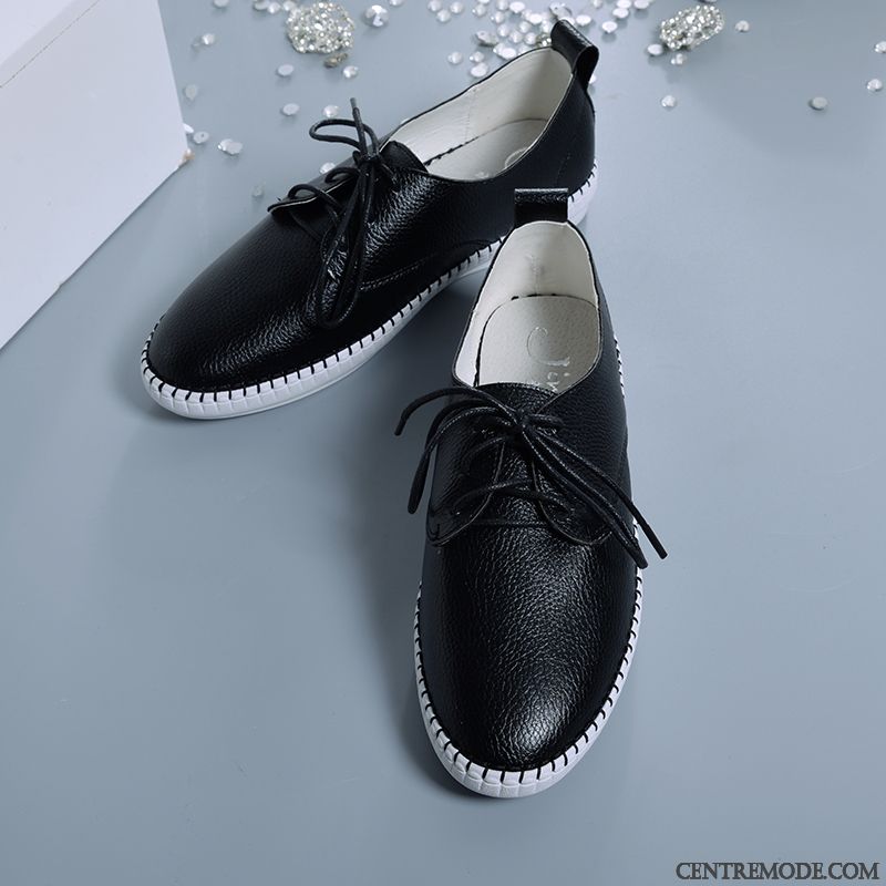 Mocassins Femme Soldes, Mocassin Femme Cuir Chocolat Gris Fumé