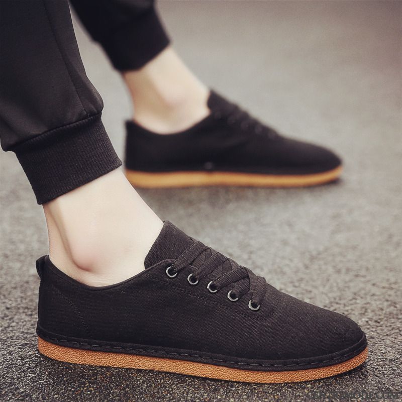 Mocassins Homme Chaussures En Cuir Angleterre Tendance Tous Les Assortis Printemps Blanc