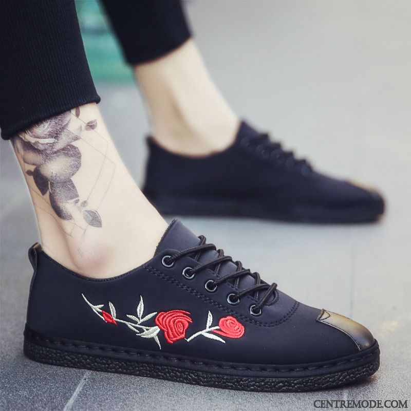 Mocassins Homme Chaussures En Cuir Angleterre Tendance Tous Les Assortis Printemps Blanc