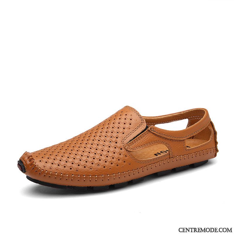 Mocassins Homme Crocodile Semelle Doux Décontractée Jeunesse L'automne Chaussures En Cuir Bleu