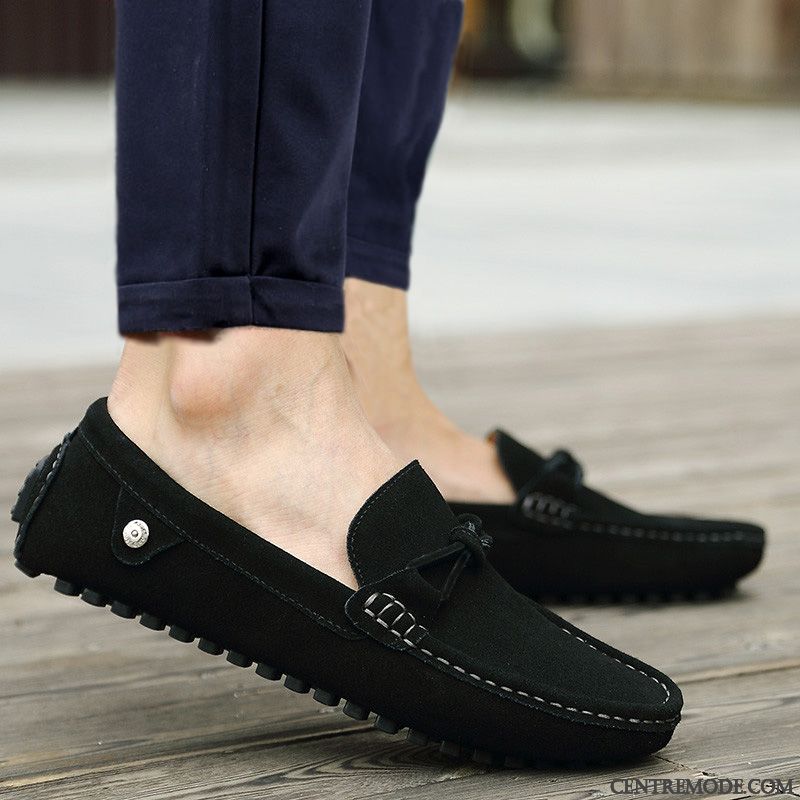 Mocassins Homme Pas Cher Cuir Turquoise Blanc D'huître, Mocassin Bleu Marine Homme