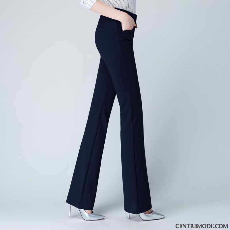 Pantalon Avec Poche Sur Le Cote Femme, Pantalon Noir Classique Femme Sarcelle Tout Noir