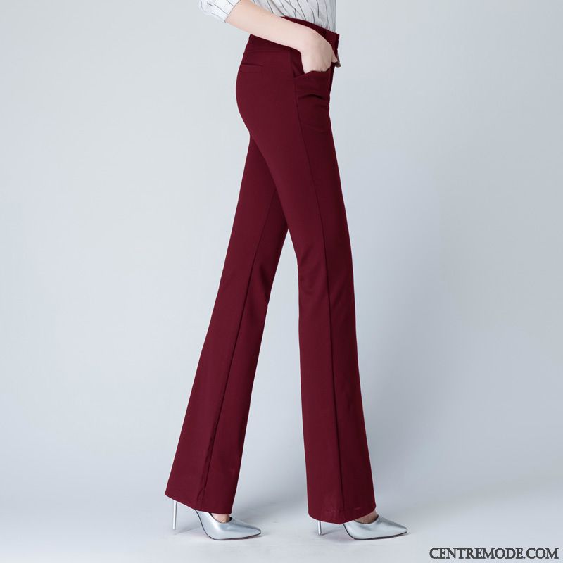 Pantalon Avec Poche Sur Le Cote Femme, Pantalon Noir Classique Femme Sarcelle Tout Noir