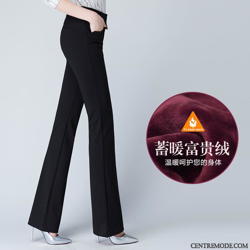 Pantalon Avec Poche Sur Le Cote Femme, Pantalon Noir Classique Femme Sarcelle Tout Noir