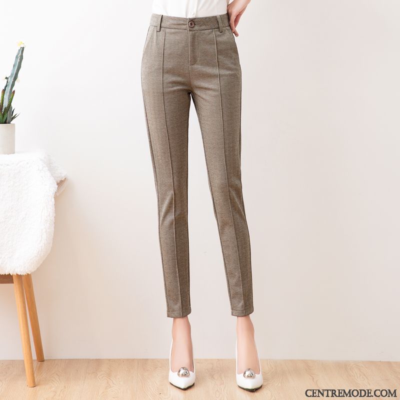Pantalon Blanc En Lin Femme Bronzage Violet, Pantalon Noir Large Pas Cher