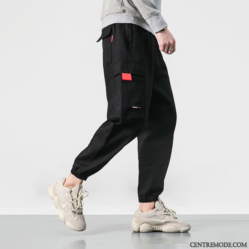 Pantalon Cargo Homme Serrés Marque De Tendance Grande Taille Baggy Gras Collants Vert