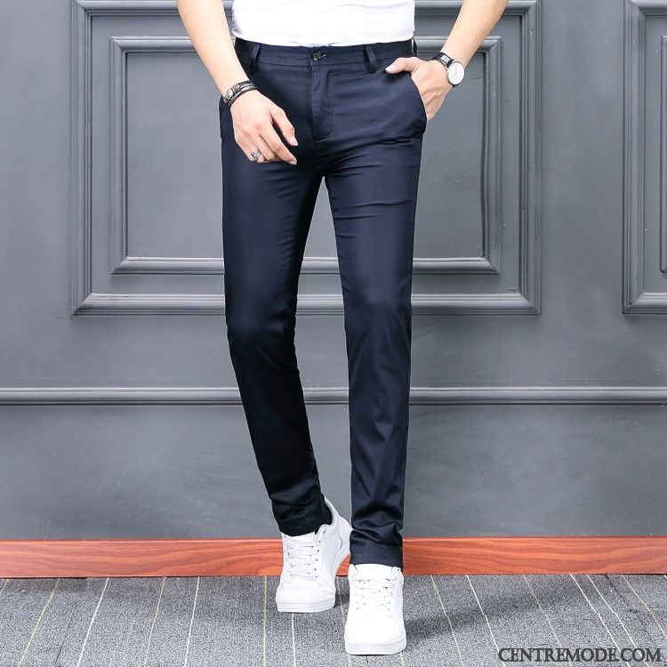 Pantalon Coton Homme Palegoldenrod Ambre, Vetement En Lin Pour Homme