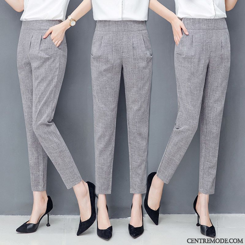 Pantalon Cuir Femme Gris Noir, Legging Pantalon Femme
