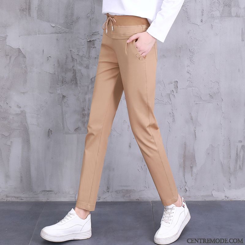 Pantalon Droit Femme Pas Cher Soldes, Pantalon De Couleur Femme Rose Saumon Bleu Turquoise