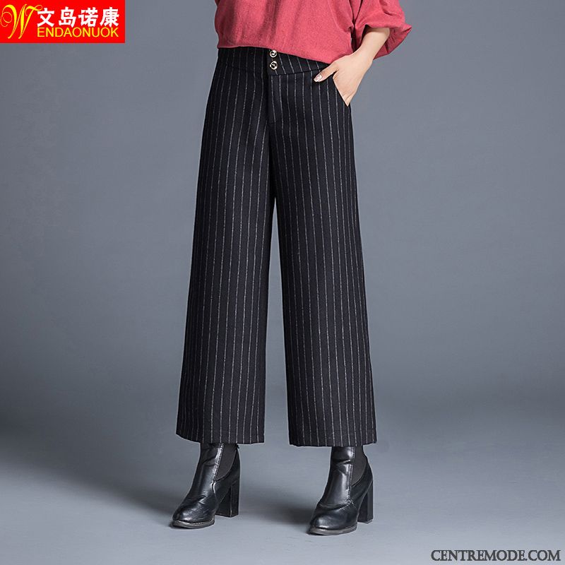 Pantalon Femme Coupe Droite, Pantalon Mode Femme Beige Bordeaux Aigue-marine