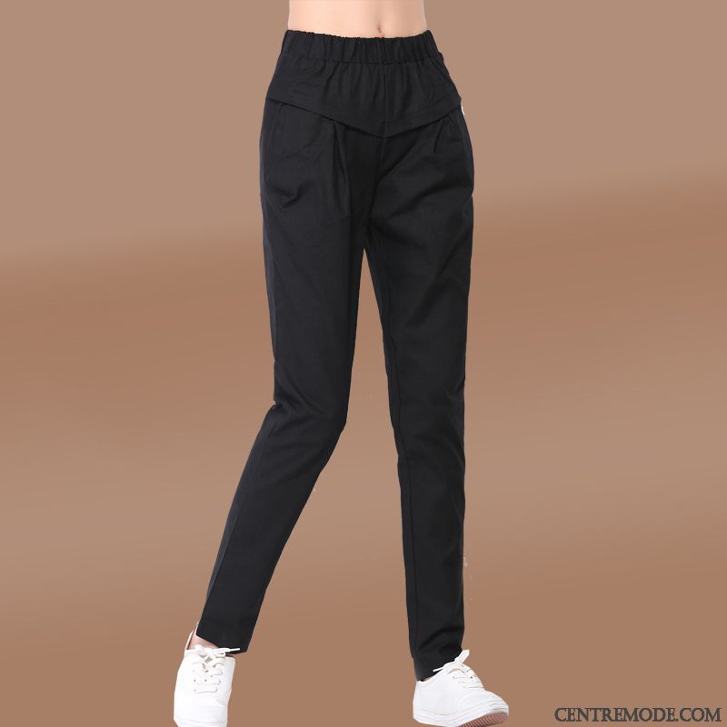 Pantalon Femme Large Fluide, Pantalon Mode Slim Femme Vert Sarcelle