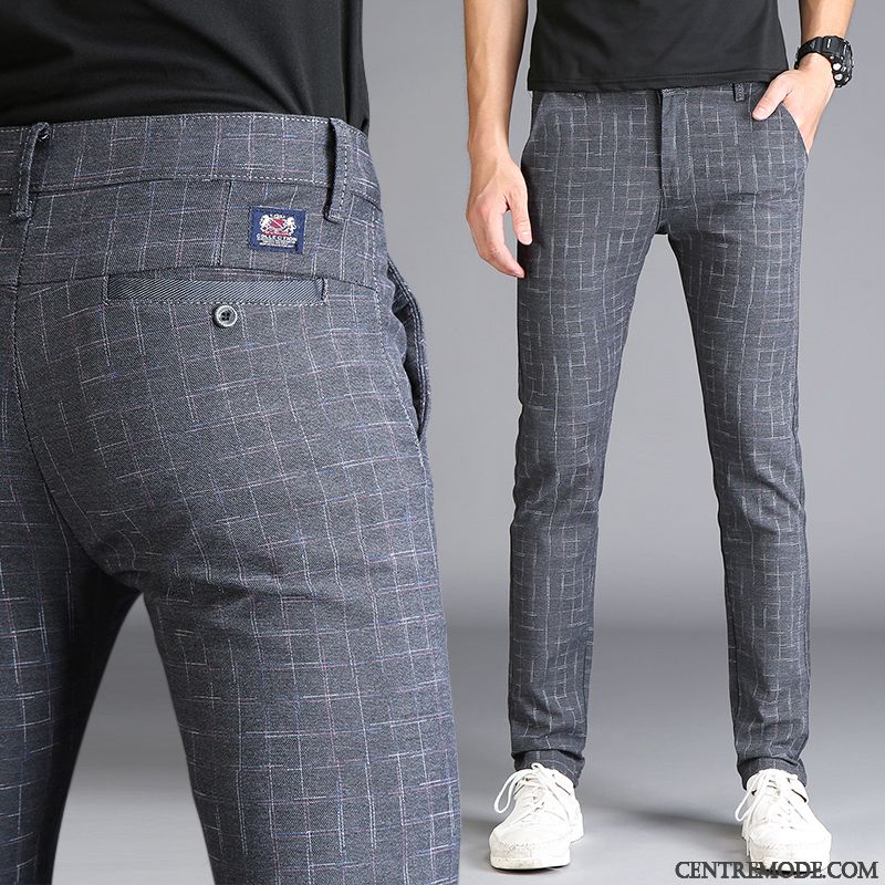Pantalon Gris Homme En Ligne, Pantalon Homme Bleu Marine Gris Fumé Rose Saumon