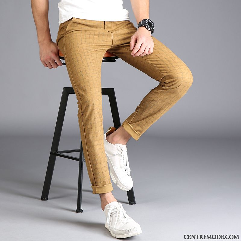 Pantalon Gris Homme En Ligne, Pantalon Homme Bleu Marine Gris Fumé Rose Saumon