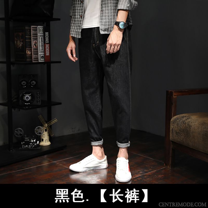 Pantalon Homme Rose Turquoise Lavande, Pantalon Homme En Lin