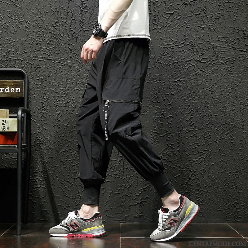 Pantalon Lin Homme Noir Gris Fumé Chocolat, Pantalon Grande Taille Homme Pas Cher