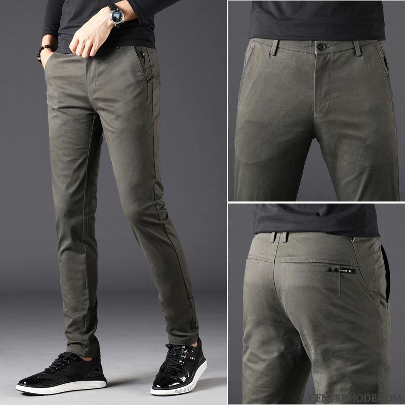 Pantalon Mode Skinny Homme Pas Cher, Pantalon Camouflage Homme Vert Pierre