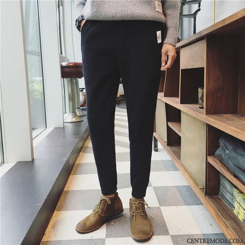 Pantalon Mode Skinny Homme Vert D'eau Gris Fumé, Pantalon Coupe Droite Homme