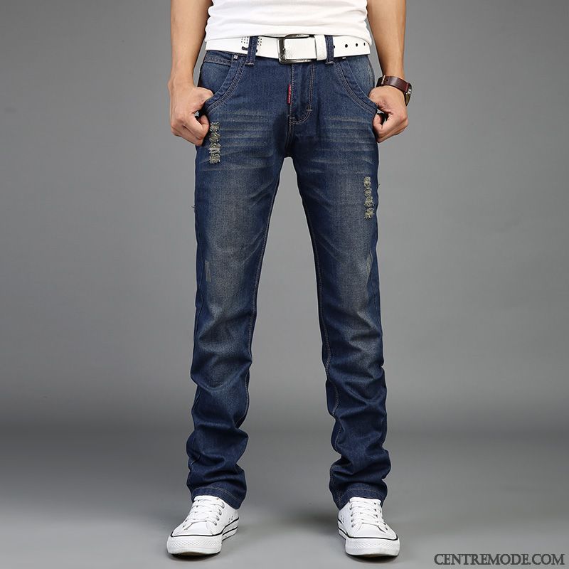 Pantalon Skinny Pas Cher, Short En Jean Pas Cher Homme Bleu Marin Pierre