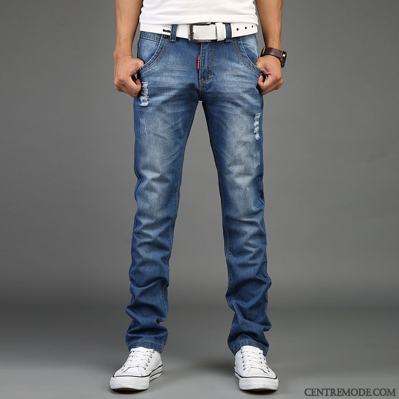 Pantalon Skinny Pas Cher, Short En Jean Pas Cher Homme Bleu Marin Pierre