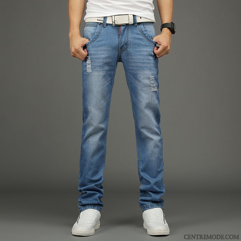 Pantalon Skinny Pas Cher, Short En Jean Pas Cher Homme Bleu Marin Pierre