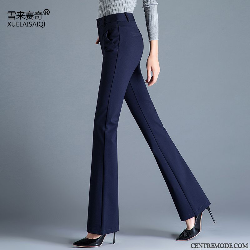 Pantalon Slim Femme Noir, Pantalon Droit Femme Pas Cher Or Blanc Neigeux