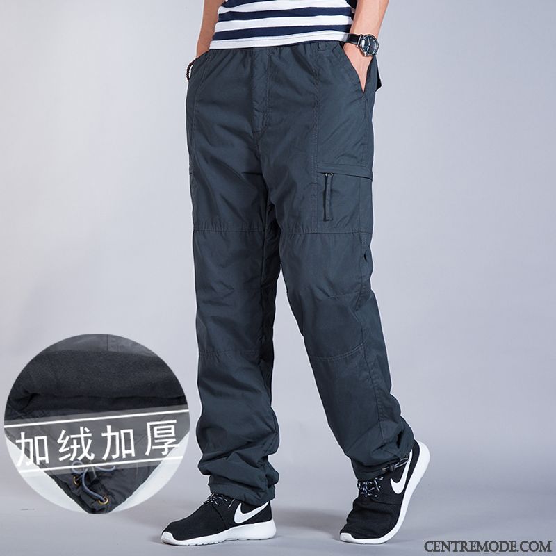 Pantalon Toile Homme Neige Rouge, Pantalon Mode Coupe Slim Homme