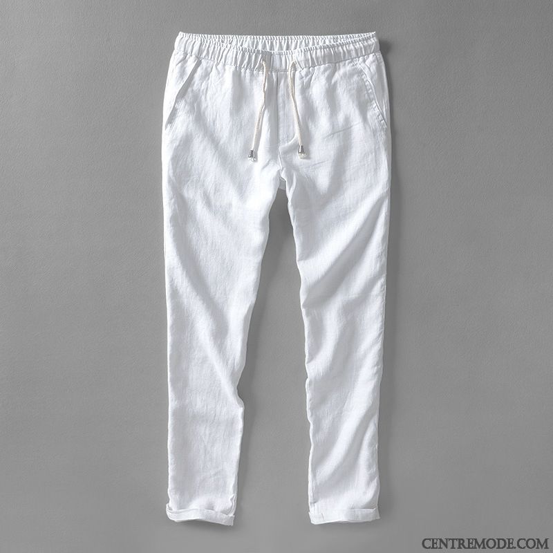 Pantalon Velours Rouge Homme Neige Beige Sable, Pantalon Slim Beige Homme