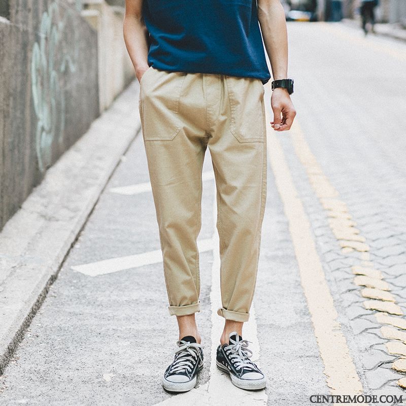 Pantalon Été Homme Violet Seashell, Pantalon Vert Homme Pas Cher