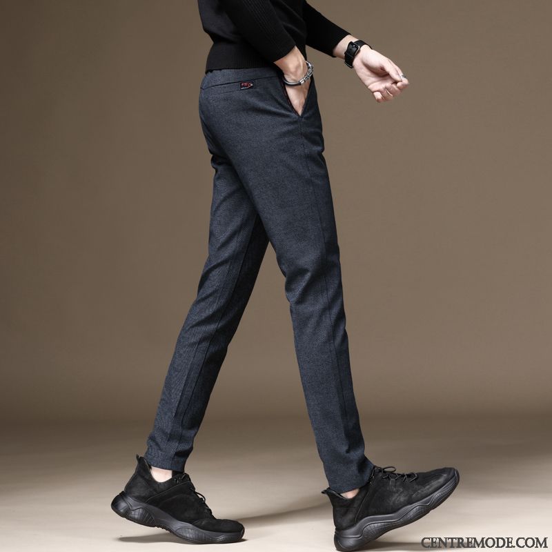 Pantalons Homme L'automne Vêtements D'hiver Printemps Noir