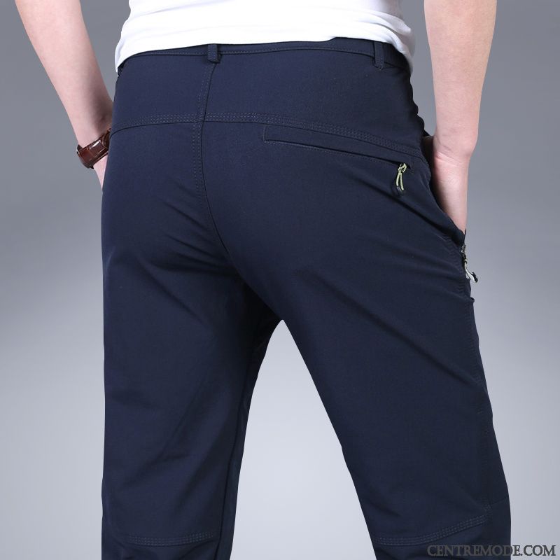 Pantalons Homme Printemps Slim Ultra Soie De Glace L'automne Les Pantalons De Survêtement Gris