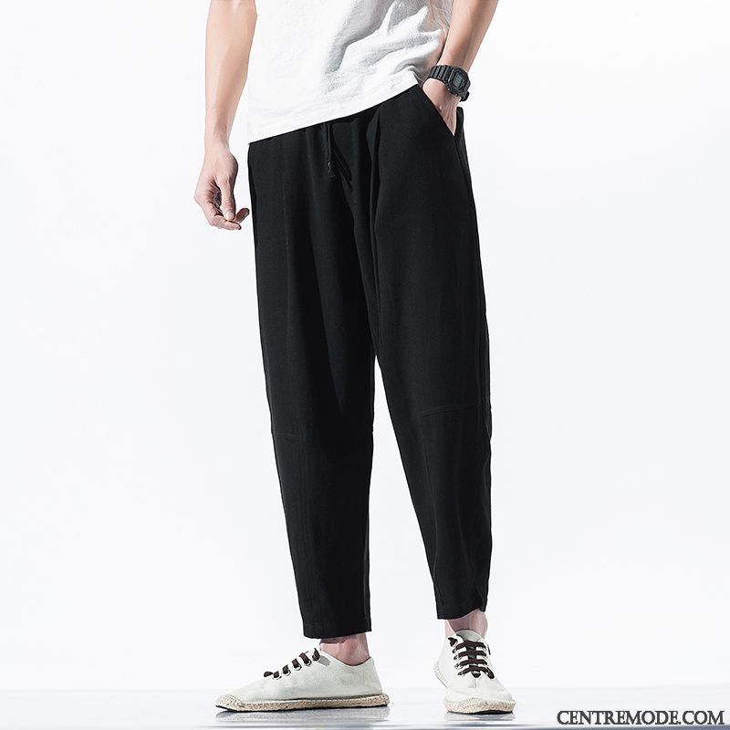 Pantalons Homme Style Chinois Harlan Ensemble Baggy Été Grande Taille Pure