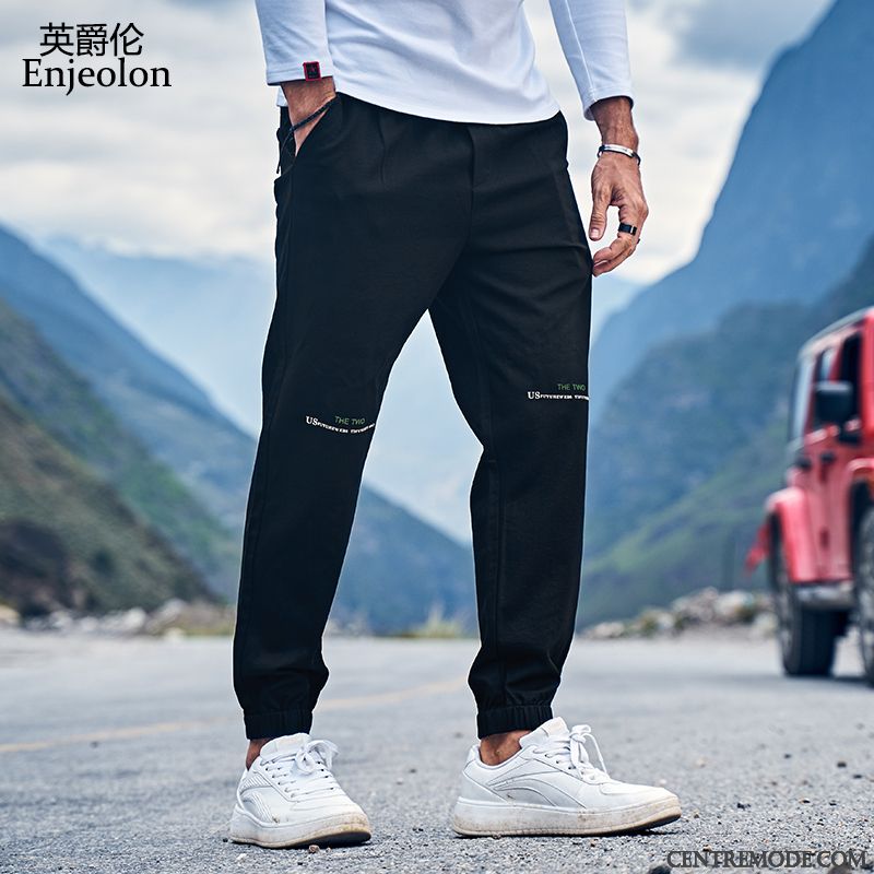 Pantalons Homme Tendance L'automne Décontractée Sport Bouche Fermée Sous-vêtements Impression Gris Foncé