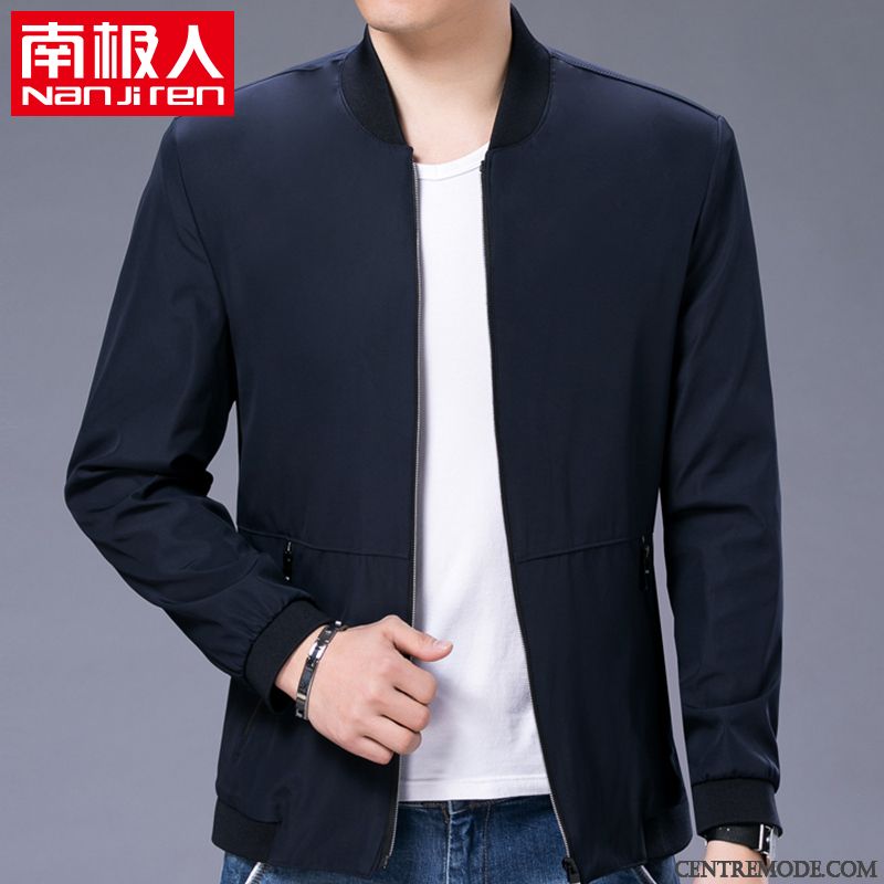 Parka En Cuir Pour Homme, Manteau Homme A Capuche Vert D'eau Vert