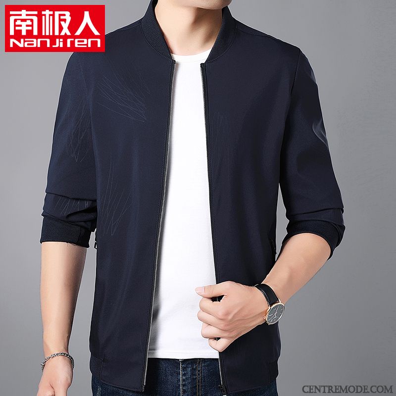 Parka En Cuir Pour Homme, Manteau Homme A Capuche Vert D'eau Vert