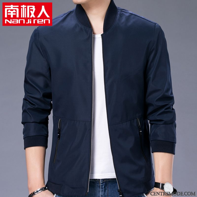 Parka En Cuir Pour Homme, Manteau Homme A Capuche Vert D'eau Vert