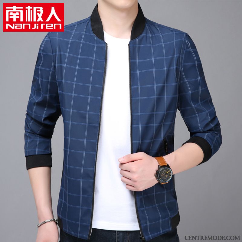 Parka En Cuir Pour Homme, Manteau Homme A Capuche Vert D'eau Vert