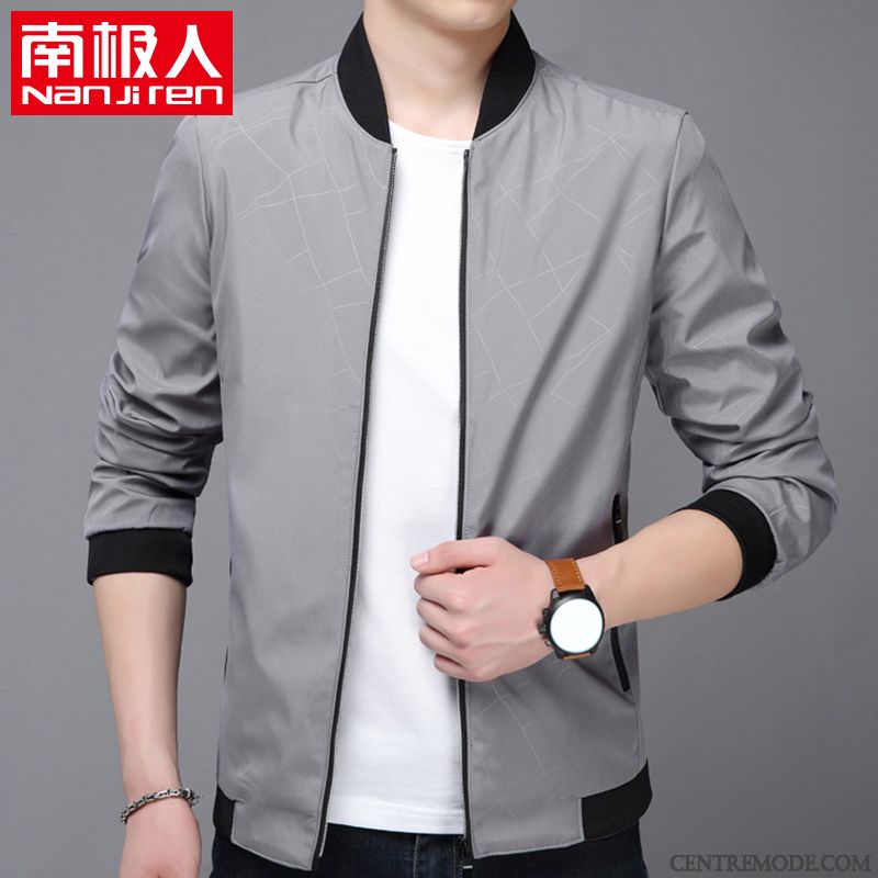 Parka En Cuir Pour Homme, Manteau Homme A Capuche Vert D'eau Vert