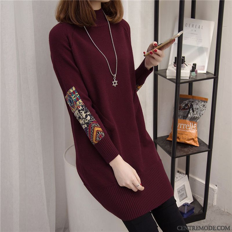 Pull Avec Col Chemise Femme, Sweat Bordeaux Femme Bébé Rose Gris Charbon