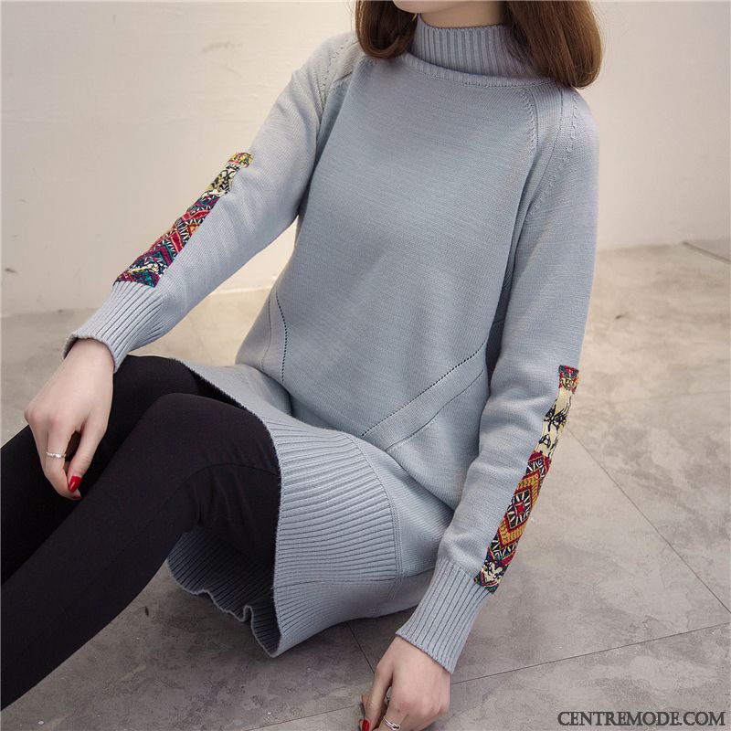 Pull Avec Col Chemise Femme, Sweat Bordeaux Femme Bébé Rose Gris Charbon