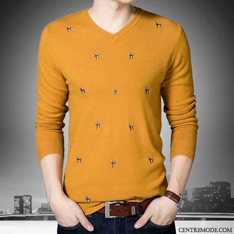 Pull Cachemire Pas Cher Beige Sable Crème, Pull Bleu Marine Homme Pas Cher Soldes