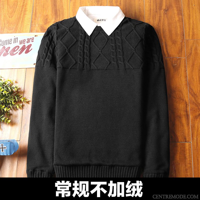 Pull Cole Chale Homme En Vente, Pull Cachemire Homme Pas Cher Argent Chocolat