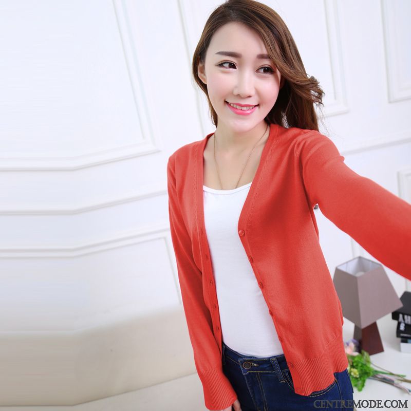 Pull Long Femme En Ligne, Pull Femme Long Rose Saumon Blanc