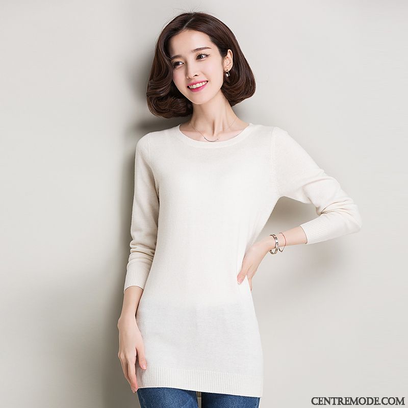 Pull Original Pas Cher Seashell Rose Saumon, Gilet Long Gris Femme