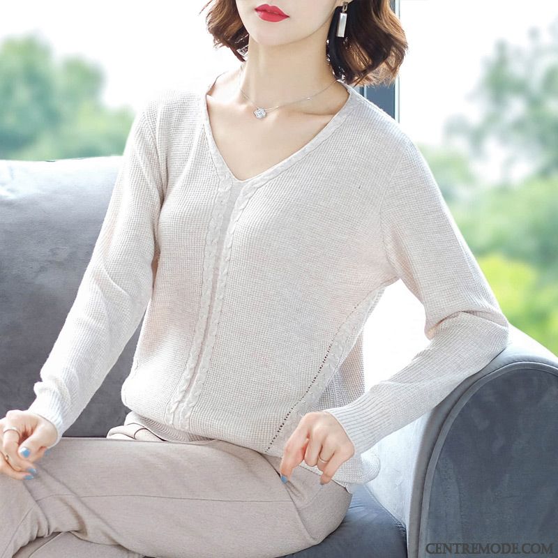 Pulls Gilets Femme Longues Outwear Court Tricots En Maille Mode L'automne Vert